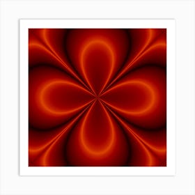 Abstract Background Design Red Art Print