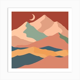 Mountain Landscape 6 Art Print