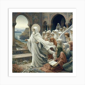 Jesus And His Disciples Art Print