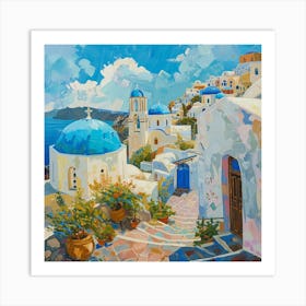 Santorini 7 Art Print