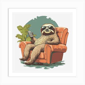 Sloth Art Print