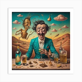 'The Man At The Bar' Art Print