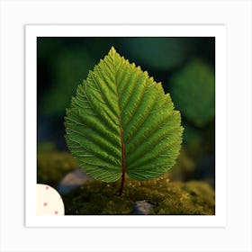 Hornbeam leaf Art Print