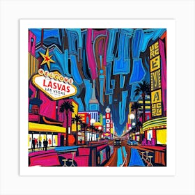 Welcome To Las Vegas 1 Art Print