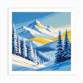 Winter Landscape Art Print