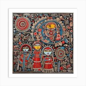 Traditional Indian Painting 2 Art Print