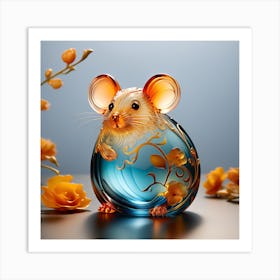 Glass Mouse Art Print