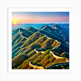 Great Wall Of China Art Print