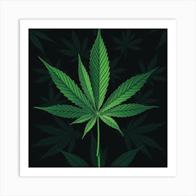 Chronic leaf Art Print