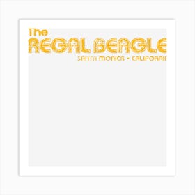 The Regal Beagle Art Print