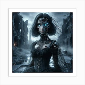 Gothic Girl 8 Art Print