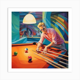 Pool Table 2 Art Print