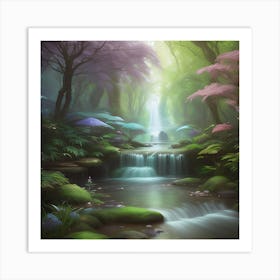 Fantasy Forest 1 Art Print