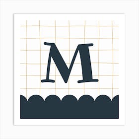 Letter M Art Print