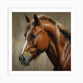 Horse Portrait 3 Art Print