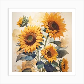 Sunflowers Art Print