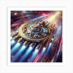 Space Travel 5 Art Print