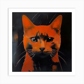 Orange Cat 1 Art Print