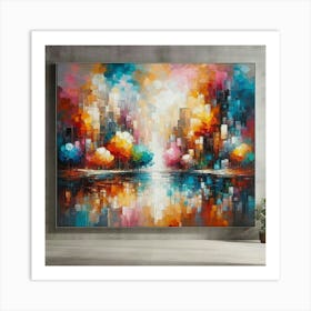 Abstract painting art decoration 4 Art Print