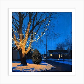 Christmas Lights Art Print