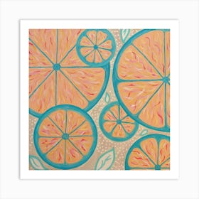 Orange Slices Art Print