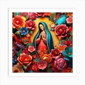 Virgin Of Guadalupe Art Print