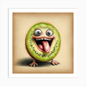 Kiwi Fruit 3 Art Print