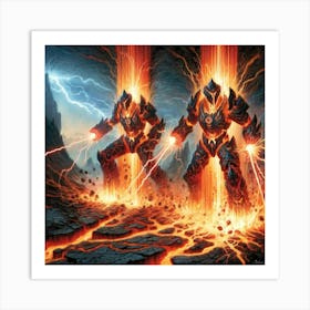 Volcano Warden Special Ability Art Print