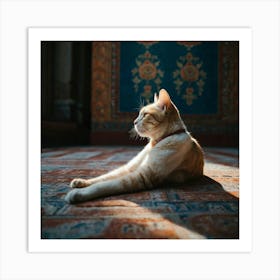 Default Cat Yoga Art 0 Art Print