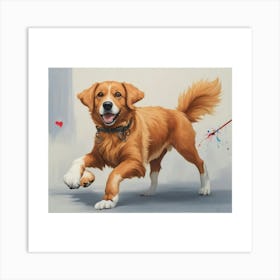 Golden Retriever 4 Art Print