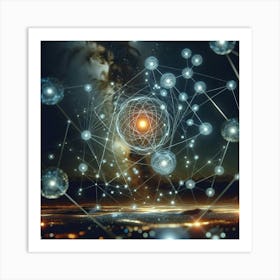 Universe Of Connections Art Print