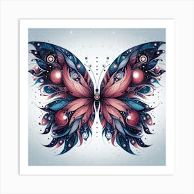 Galaxy Butterfly Art 1 Art Print