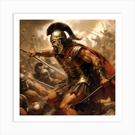 Sparta Warrior Art Print