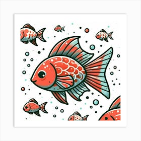 Fishes Art Print