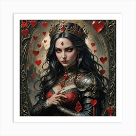 Queen of Cards Art Print