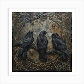 Ravens 1 Art Print