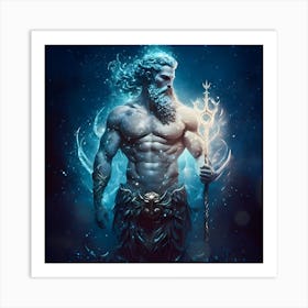 God Of The Sea Art Print