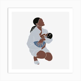 Mother And Child 4 Art Print