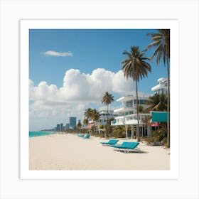 Miami Beach Art Print