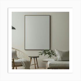 Modern Living Room Art Print