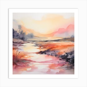 Tranquil Hues of Nature Art Print