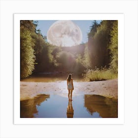 Full Moon Art Print