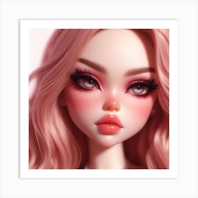 Pink Doll Art Print