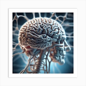 Brain And Nerves 9 Art Print