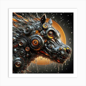 Kinetic Horse Art Print