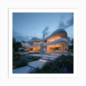 Futuristic House Art Print