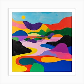 Abstract Travel Collection Anguilla 8 Art Print