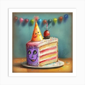 Birthday Cake 23 Art Print