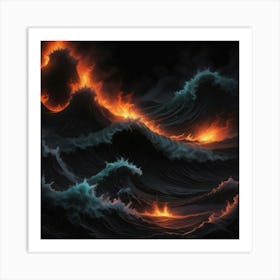 Dark Seas Art Print