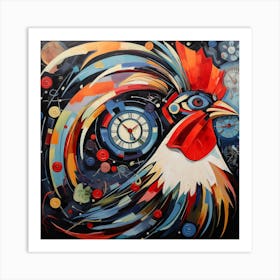 Rooster 4 Art Print